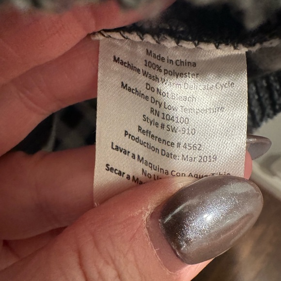 Mens Gioberti Gray Full Zip Quilted Sweater Jacket Size L - Picture 9 of 14